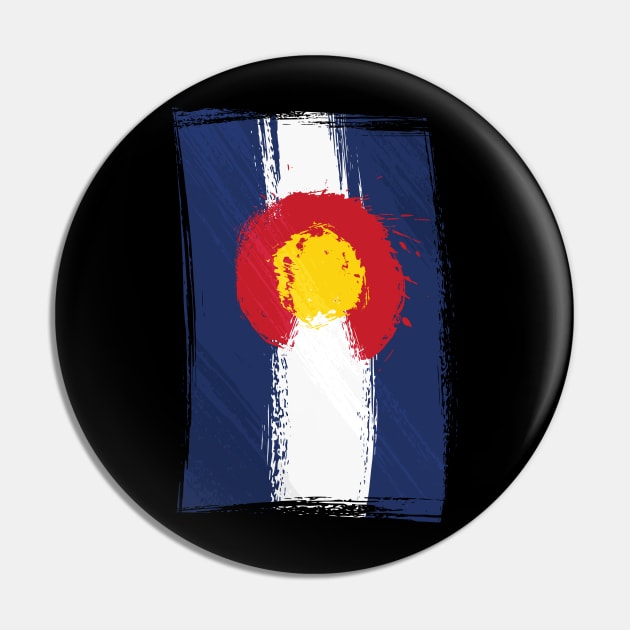 COLORADO STATE FLAG Pin by Bristlecone Pine Co.