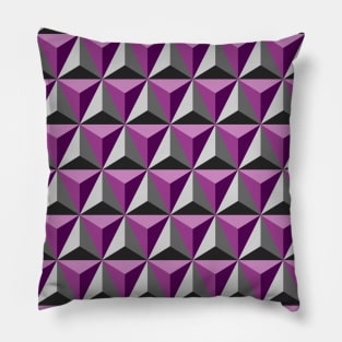 geometric Triangles Pattern Pillow