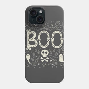 Halloween Ghost Doodle Phone Case