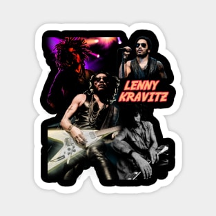 Lenny's Threads of Triumph Rock Icon Vibes in Every Stitch Magnet