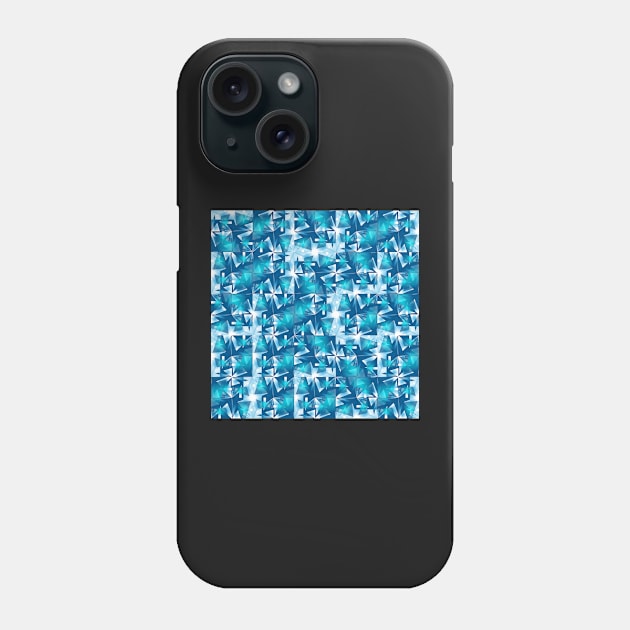 Icy splinters - Truchet Phone Case by kobyakov