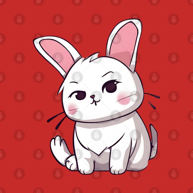 Bunny cat by Whisky1111