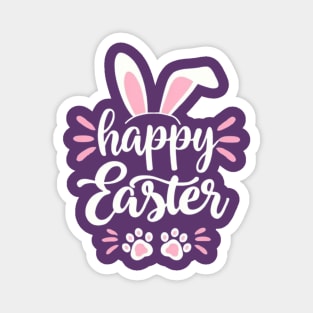 Women Happy Easter Bunny Rabbit Graphic Funny Letter Magnet