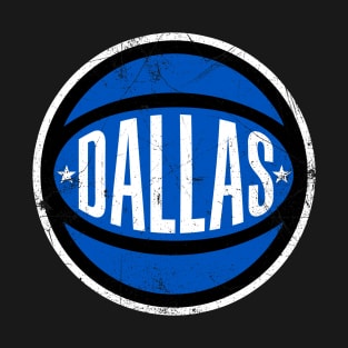 Dallas Retro Ball - Black T-Shirt