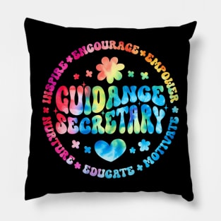 Groovy Guidance Secretary Appreciation Week Back to School Pillow