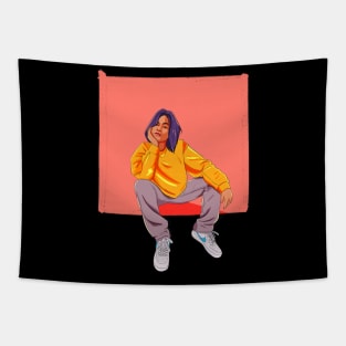 Street Girl Streetwear Shirt Tapestry