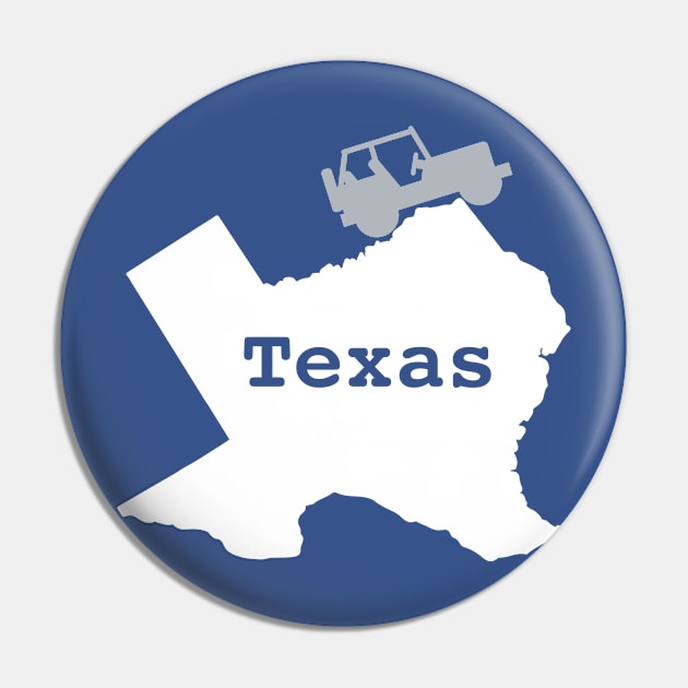 Texas Jeep Pin by Fresh Fly Threads