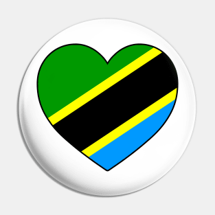 Heart - Tanzania Pin