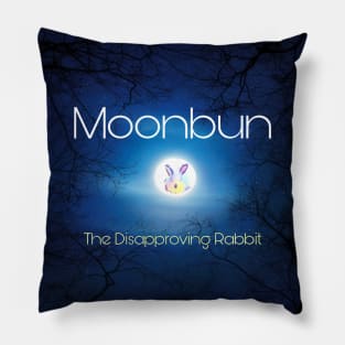 Moonbun the Disapproving Rabbit Pillow