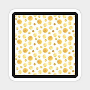 Golden polka dot Magnet