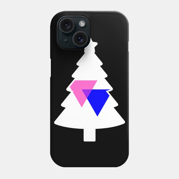 Christmas Tree LGBT Flag Bisexual-Triangles Phone Case by aaallsmiles