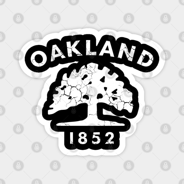 Oakland Flag California Home Family Magnet by E