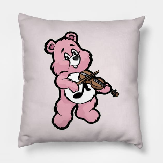 Fiddle Bear Pillow by BetterT