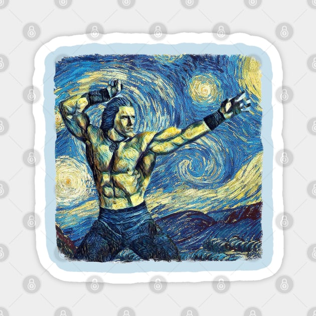 Conan the Barbarian Van Gogh Style Magnet by todos