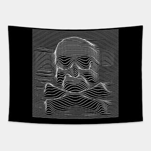 Skull Lines Tapestry