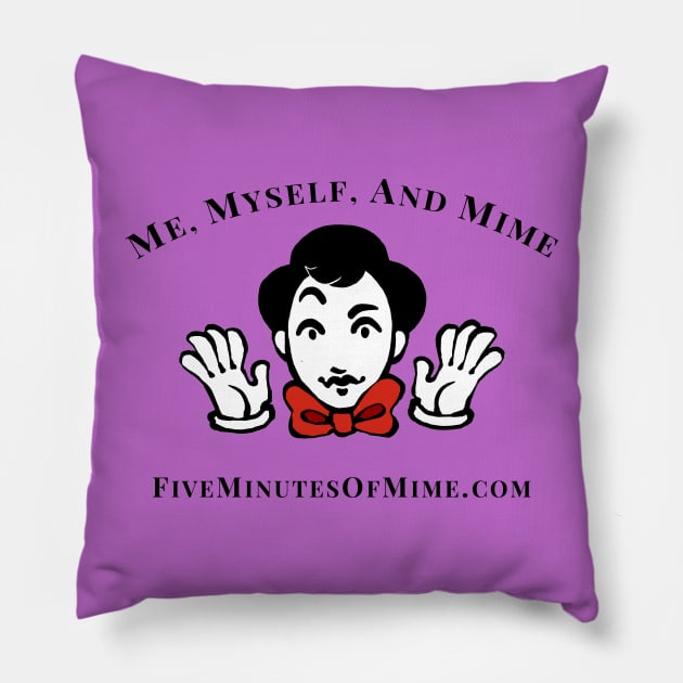 Me, Myself, and Mime Pillow by FiveMinutesOfMime