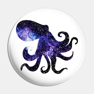 Space Octopus Pin