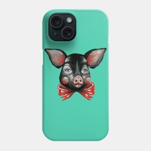 Black Pig Phone Case