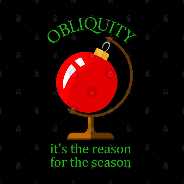 Obliquity (or Axial Tilt) - The Reason for the Season - Funny Christmas by codeWhisperer