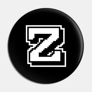 Monochrome Zeppelin Games Logo Pin