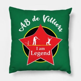 AB de Villiers - I am Legend T-Shirt Pillow