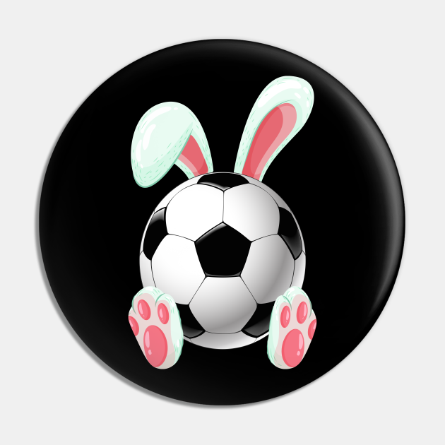 Soccer Easter Bunny Rabbit Sports Lover Gift Easter Day Pin TeePublic