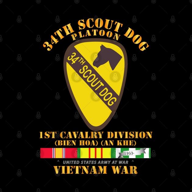 34th Scout Dog Platoon w VN SVC by twix123844