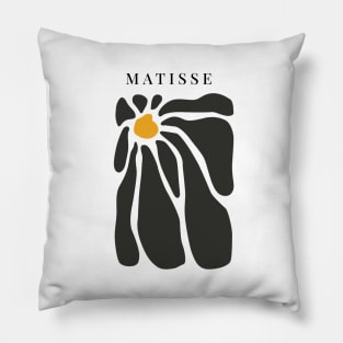 Matisse abstract cut outs scandivian art print Pillow