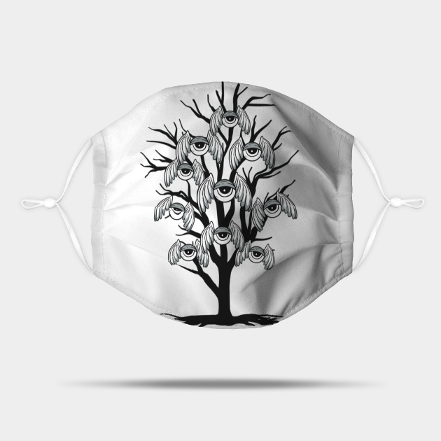 Weirdcore Aesthetic Eye Tree Of Life Winged Eyes Weirdcore Mask