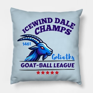 Icewind Dale Goat Ball Goliath Sport Parody Shirt Pillow