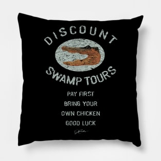 Discount Swamp Tours Pillow