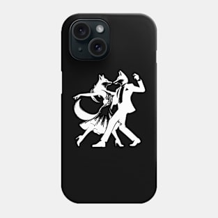 Cool Foxtrot design: Two dancing foxes! Phone Case