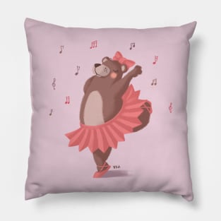 Bear dance Pillow