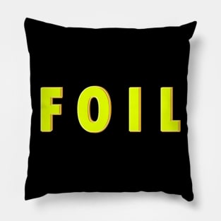 foil sport typography T shirt fencing fence Pillow