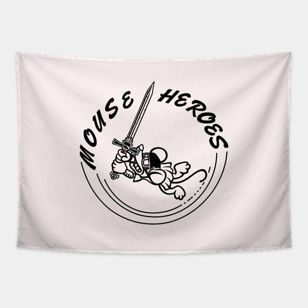 Mouse Heroes Tapestry by snewen