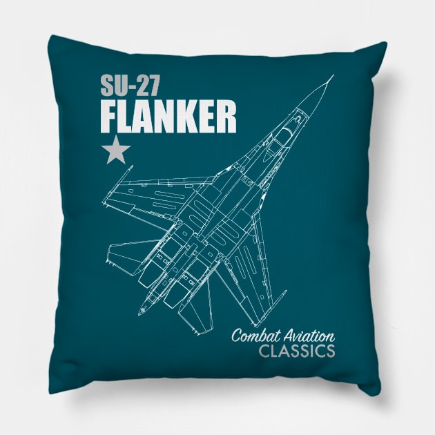 SU-27 Flanker Pillow by TCP