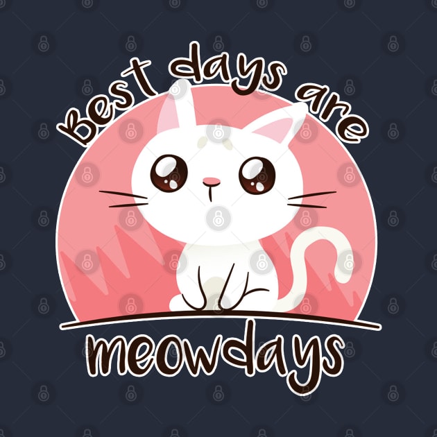 Best Days are Meow Days - Cat Lover by Artistic muss