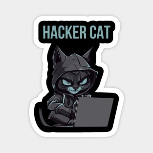 Hacker Cat Magnet