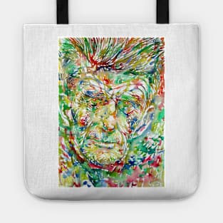 SAMUEL BECKETT watercolor portrait .4 Tote