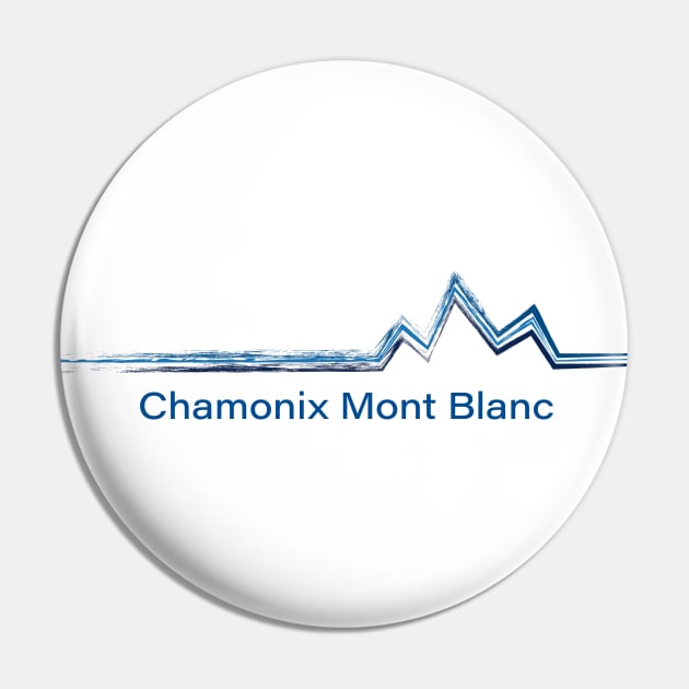 Chamonix Pin by leewarddesign