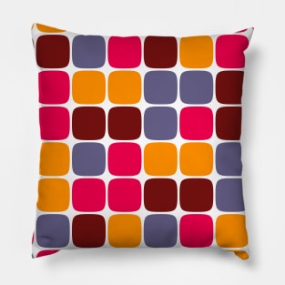Squircle Pattern (Autumn Colours) Pillow