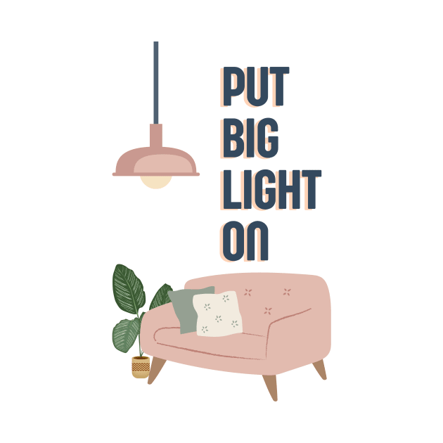 Funny Lancashire card - Put big light on by OYPT design