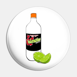 Valentina Hot Sauce Bottle Pin