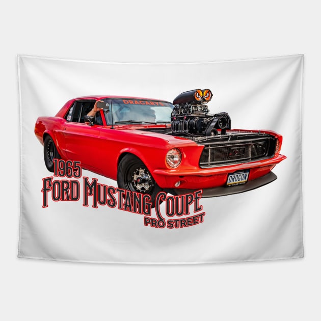 1965 Ford Mustang Coupe Pro Street Tapestry by Gestalt Imagery