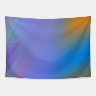 blue green orange abstract texture background pattern Tapestry