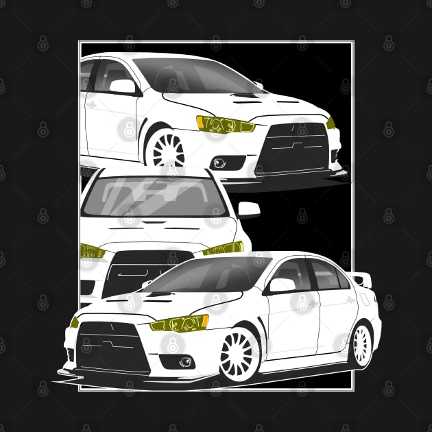 Mitsubishi Lancer Evolution X Fragment by Rebellion Store