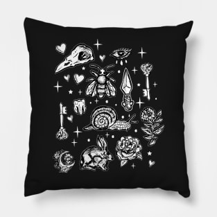 Full Of Secrets Witchy Goth Punk Shirt Pillow