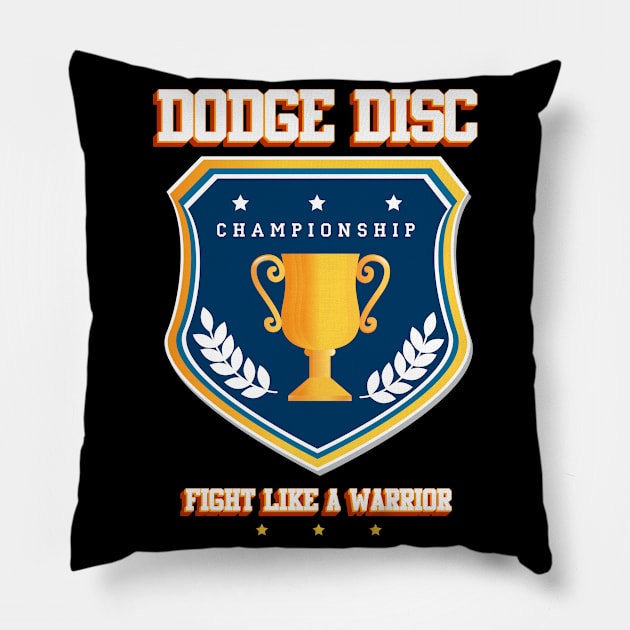 Dodge disc Pillow by Baim_Art