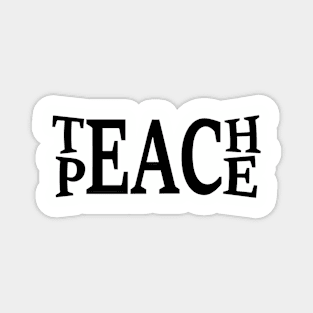 Teach Peace Magnet