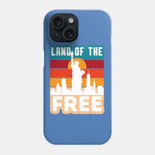 4th July Land of the Free Phone Case
